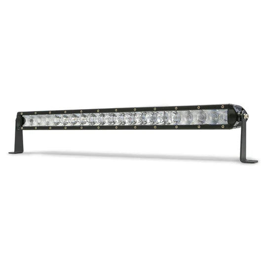 20IN, 100W 20PCS 5W CREEE LED CHIPS - BLACK HOUSING 41MM TALL X 78MM DEEP 591MM LONG- FABFOURS BUMPER