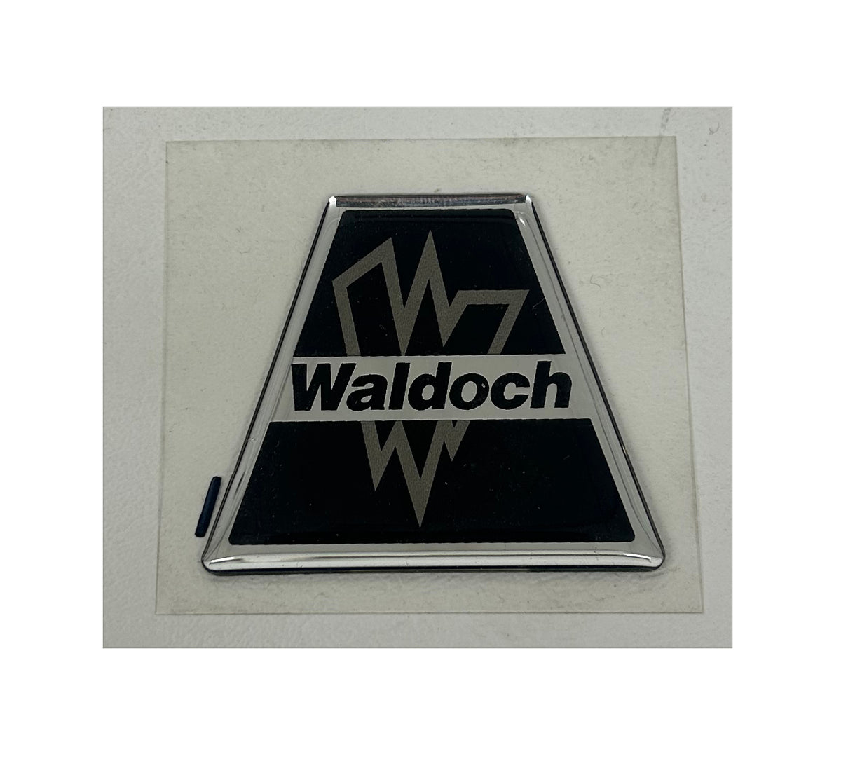 WALDOCH CRYSTAL CAP LOGO, 1.86" X 2.19" / FOAM ADHESIVE