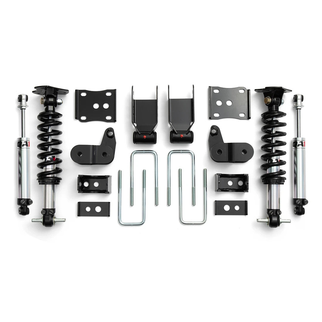 LOWERING KIT, D-ADJ, 3.5-5.5" 21-25 F150, 4WD