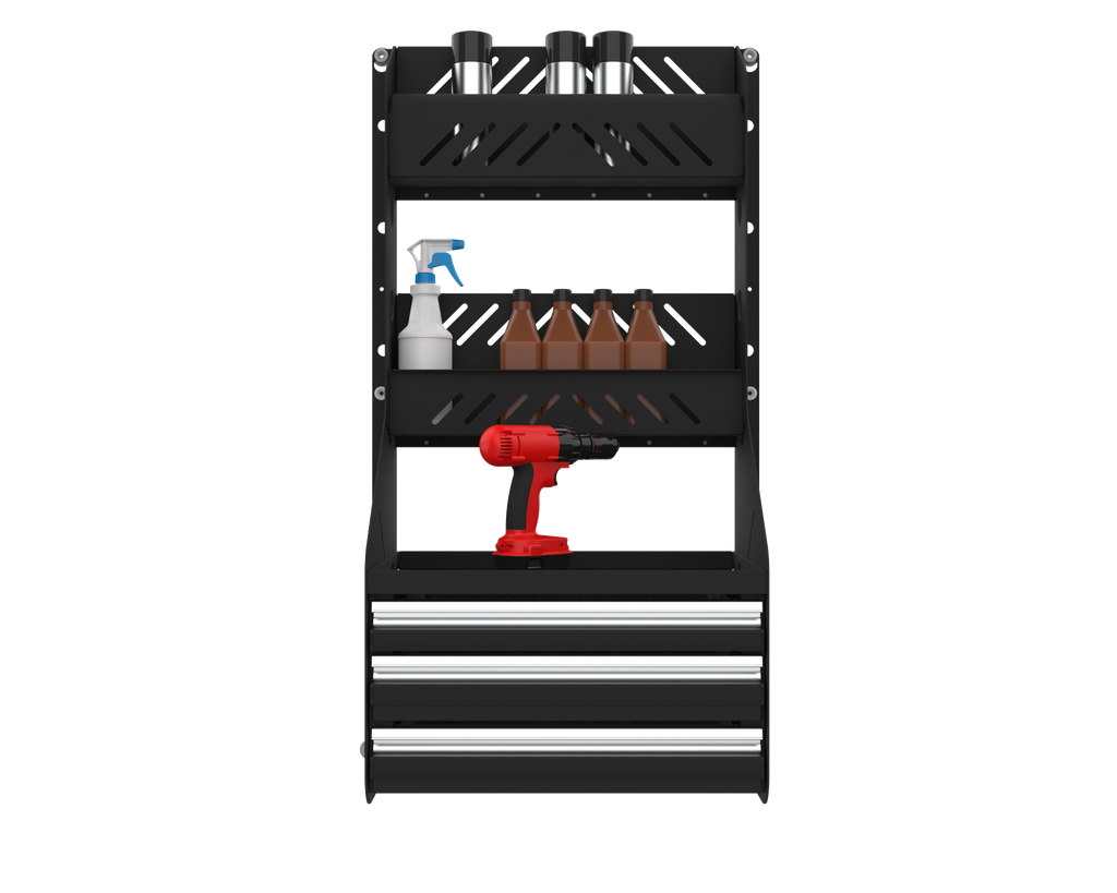 Drawer Cabinet w/Accessory Rack