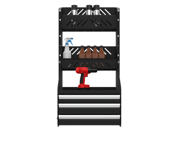 Drawer Cabinet w/Accessory Rack