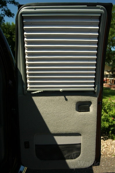United Shade Grey Shade For 60% Side Swing Door Window Ford E-Series