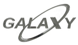 5.83" X 11" GALAXY CC LOGO 2 MIL CHROME / -55 BLACK