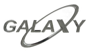 5.83" X 11" GALAXY CC LOGO 2 MIL CHROME / -55 BLACK