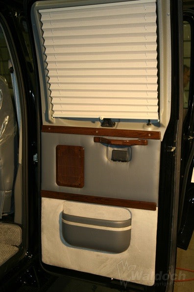 United Shade Tan Shade For 40% Side Door Ford E Series Van