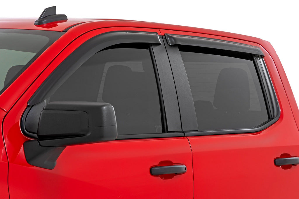 Side Window Deflectors | Tape On Rain Guard | Chevy/GMC 1500/2500HD/3500HD (19-25 & Classic)