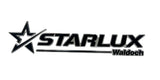 3.5" X 14" STARLUX CC NAME CHROME / FOAM ADHESIVE / BLACK