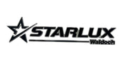 3.5" X 14" STARLUX CC NAME CHROME / FOAM ADHESIVE / BLACK
