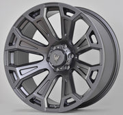 RAVEN 22X10 GREY STONE -16 OFFSET 6X139.7 78.3CB