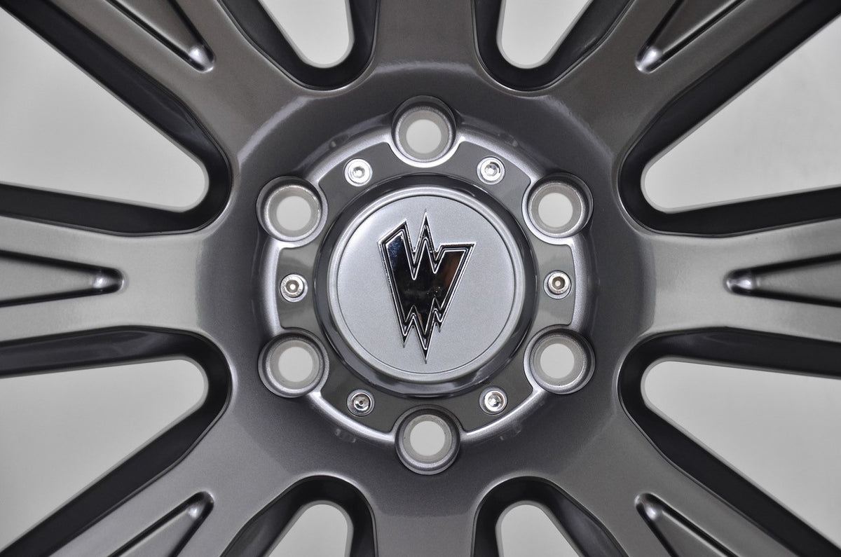 RAVEN 22X10 GREY STONE -16 OFFSET 6X139.7 78.3CB