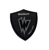 WALDOCH SHIELD LOGO (SL24) IMAGE - 5"x4.39" (BLACK BORDER)