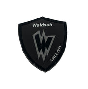 WALDOCH SHIELD LOGO (SL24) IMAGE - 5"x4.39" (BLACK BORDER)