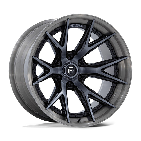 FUEL CATALYST - GLOSS BLACK BRUSHED DARK TINT - 24X12 -44 (8X170)