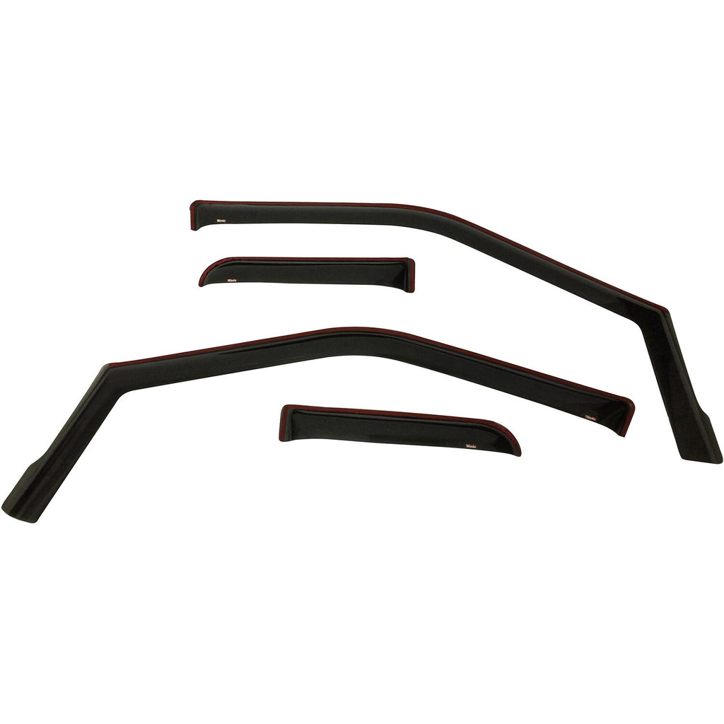 In Channel Wind Deflector 4pc-F-150 SuperCab 2015-2024; F-250/350 SuperDuty Super Cab 2017-2024