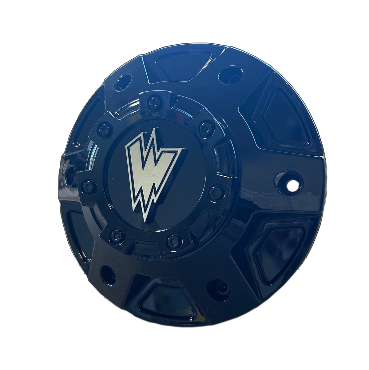 WALDOCH CENTER CAP 6 LUG, 7'' DIAMETER, BLACK, CAP3072-61397-03-B(W)