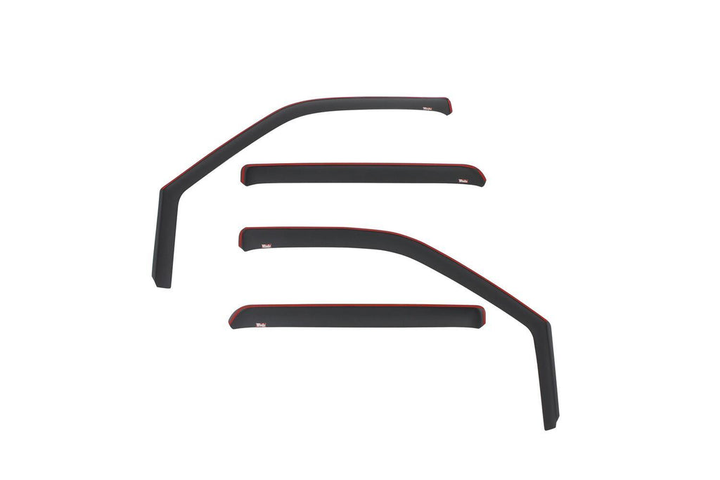 Matte In-Channel Wind Deflector 4pc-F-150 SuperCrew 2015-2020; F-250/350 SuperDuty Crew Cab 2017-2019