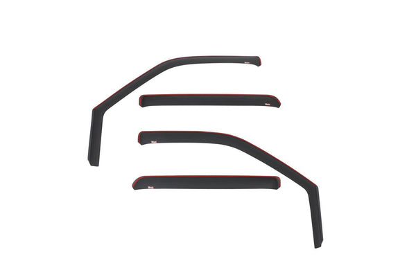 Matte In-Channel Wind Deflector 4pc-F-150 SuperCrew 2015-2020; F-250/350 SuperDuty Crew Cab 2017-2019