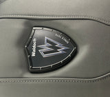 WALDOCH SHIELD LOGO (SL24) IMAGE - 5"x4.39" (BLACK BORDER)
