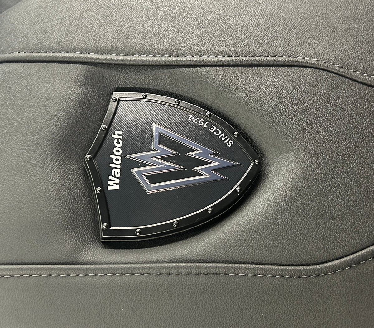 WALDOCH SHIELD LOGO (SL24) IMAGE - 5"x4.39" (BLACK BORDER)