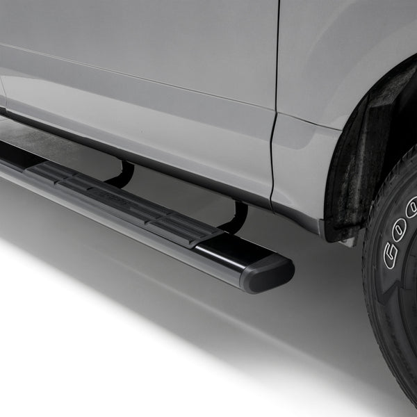 6" x 75" Black Aluminum Oval Side Bars, Select Nissan Titan  Aries