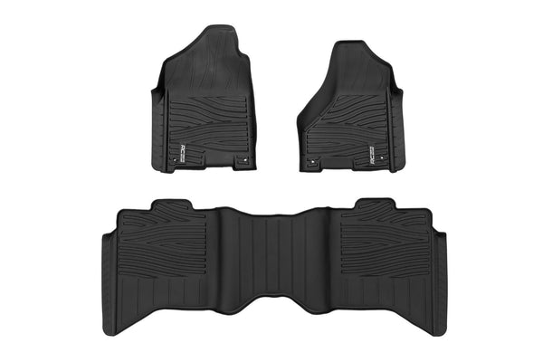 Flex-Fit Floor Mats | FR & RR | Crew Cab | Ram 1500 2WD/4WD (2012-2018 & Classic)