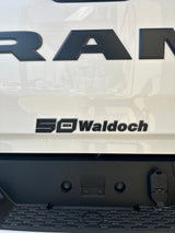 1.55" X 11.8" WALDOCH SL24 LOGO 3D CHROME / -3361 DK GRAPHITE / -55 BLACK / SATIN CLEARCOAT