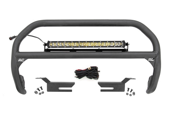 Nudge Bar | 20 Inch Chrome Single Row LED | Ford Bronco 4WD (2021-2025)