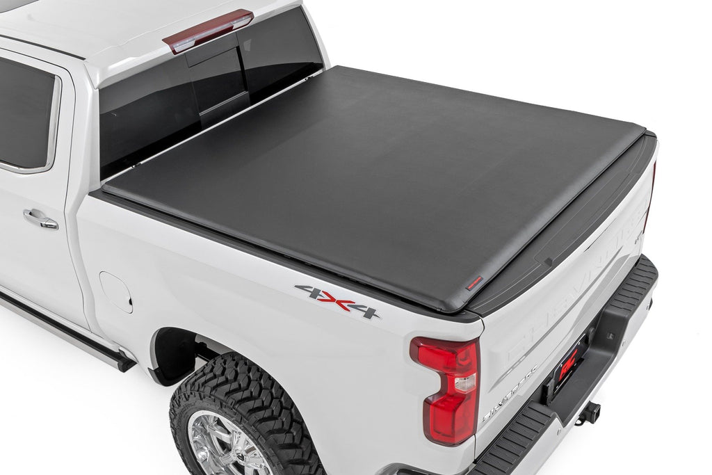 Soft Roll Up Bed Cover | 5'10" Bed | Chevy/GMC Sierra/Silverado 1500 (19-25)