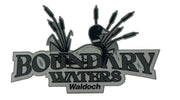 BOUNDARY WATERS WALDOCH CC NAME 6.58" X 10.66" - CHROME / FOAM ADHESIVE / -688 LT GRAY / -58 SILVER / -55 BLACK
