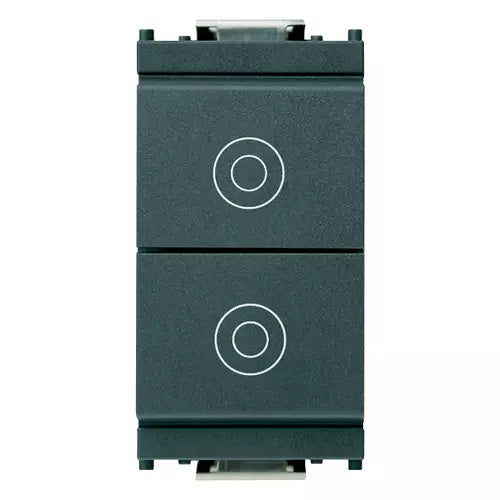 Vimar Two P NO 0A Pushes Grey - 62