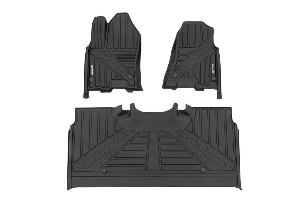 Flex-Fit Floor Mats | FR & RR | Crew | Ram 1500 2WD/4WD (2025)
