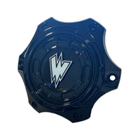 WALDOCH CENTER CAP 6 LUG, 7'' DIAMETER, BLACK, CAP5531-6180-B(W)