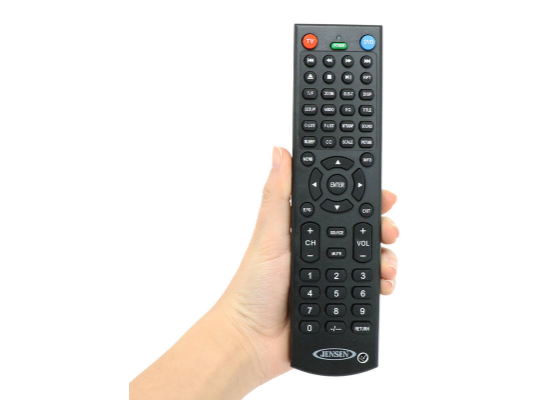 JENSEN TV REMOTE FOR ALL RED TV / BLUE DVD BUTTONS