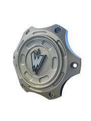WALDOCH CENTER CAP 6 LUG, 7'' DIAMETER, SILVER, CAP5531-6180-S(W)