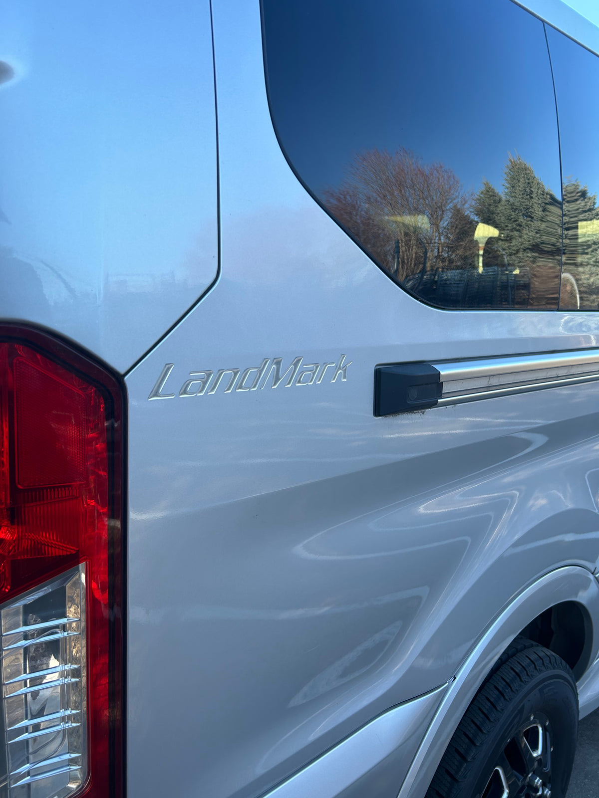 CHROME 3D LANDMARK DECAL 1.58" X 11"