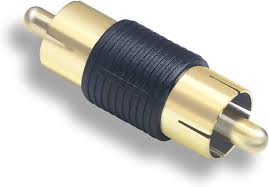 BLACK RCA M2M COUPLER