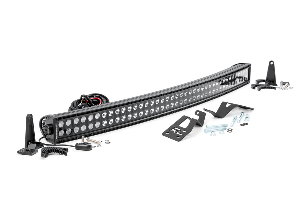 LED Light Kit | Front Mount | 40" Black Dual Row | White DRL | Can-Am Commander Max 1000