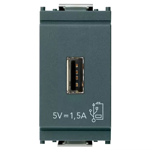 VIMAR HIGH POWER USB MODULE GRAY