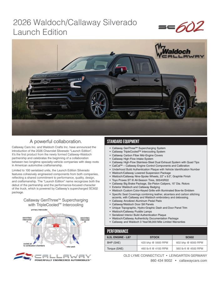 WALDOCH - CALLAWAY BROCHURE