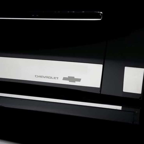 GM Stainless Steel Rocker Panels-Chevrolet Silverado HD - Crew Cab Dually - 8 pcs - Rocker Panels