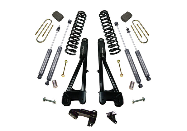 4" Lift Kit - 11-16 F250/F350 4WD - Dsl w/ Replacement Radius Arms w/ Bil Shocks