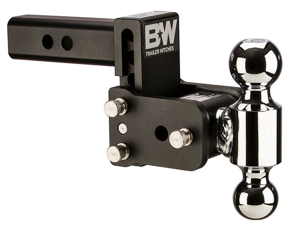 BLACK B&W TRAILER HITCH SHANK 2" - 3" DROP BALL SIZE - 1-7/8" AND 2"