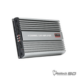 5 Channel Car Audio Amplifier - 4 X 50W + 1 X 225W @ 2 Ohms, 4 X 35W + 1 X 150 W @ 4 Ohms, 2 X 100W Bridged @ 4 Ohms (Ch 1-4)