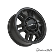 SATIN BLACK 16" TRANSIT WHEEL 5-160 - 355-6675SB45