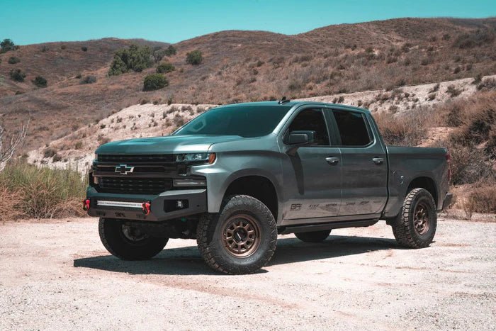 BODY ARMOR 2019-2022 CHEVROLET SILVERADO 1500 AMBUSH FRONT BUMPER (NON-WINCH) - GM-19344