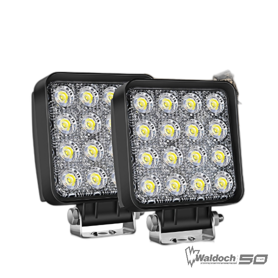 108W 9 INCH SQUARE LED WORK LAMP - RWW-2790