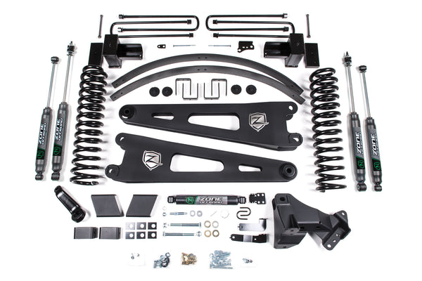 Zone Offroad 6" Radius Arm Suspension System 2017-2019 Ford F250/F350 4WD F51N/F52N