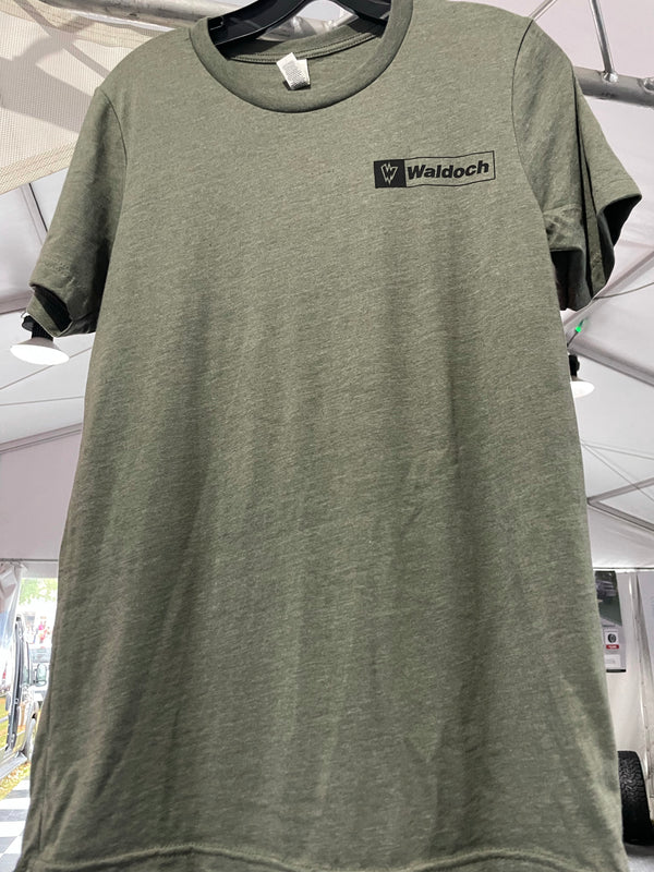 Waldoch Flag Military Green soft T-Shirt